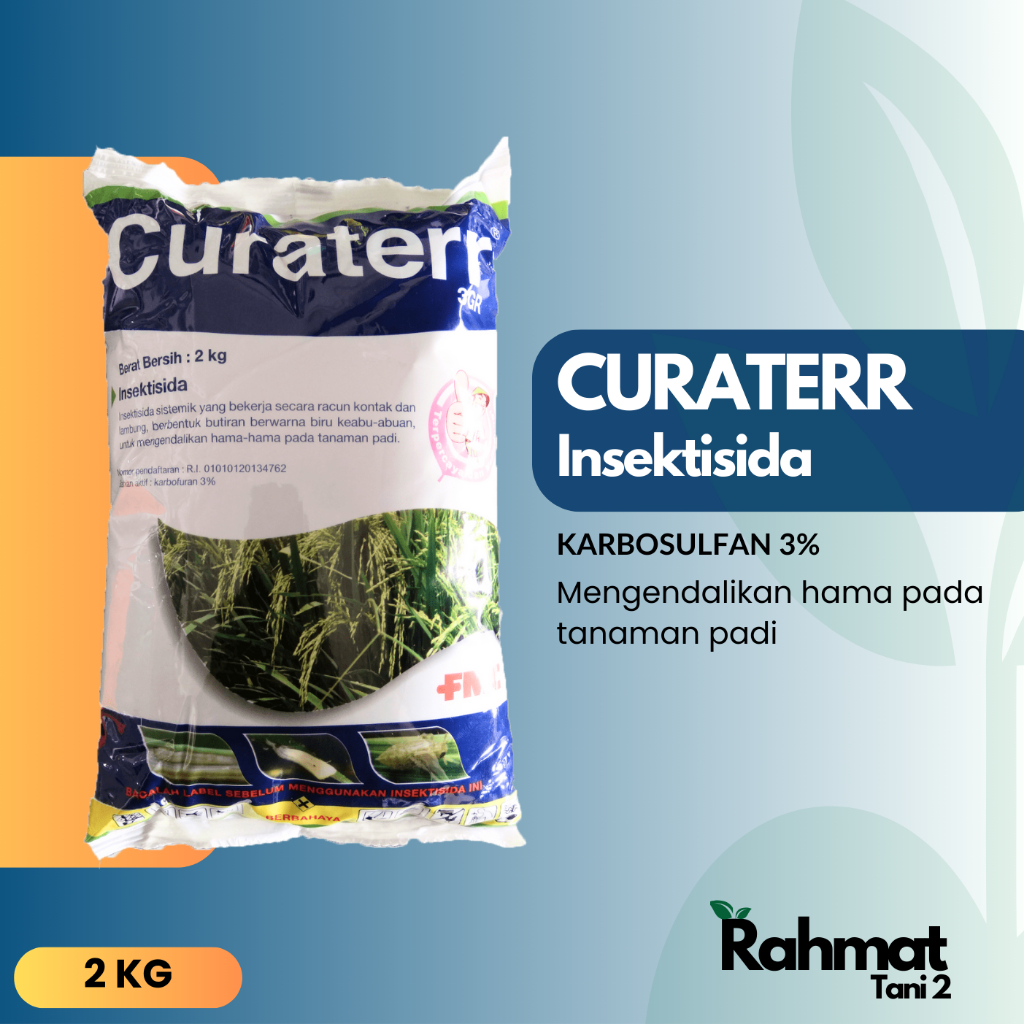 CURATERR - Insektisida Pembasmi Hama Tanaman Padi (2 kg)
