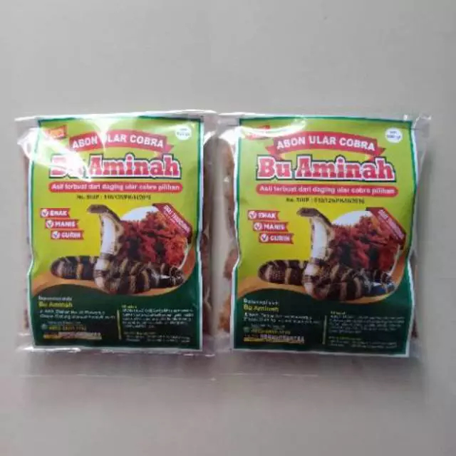 

abon ular cobra ibu aminah isi 100 gram obat menyembuhkan gatal pada kulit koreng