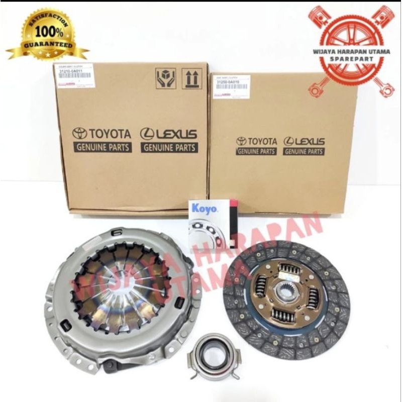 kopling set kampas kopling set yaris new vios original