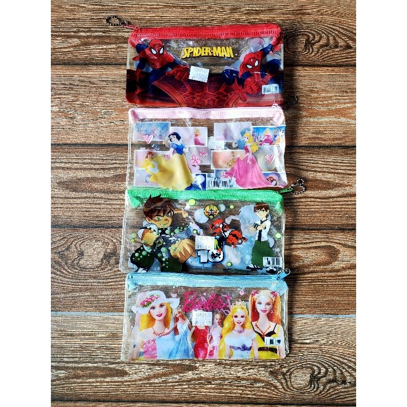 

kotak Pensil Transparan Motif Lucu Anak