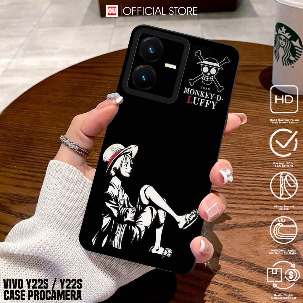 Case Vivo Y22/Vivo Y22S - Casing Vivo Y22/Vivo Y22S Motif OP - Softcase Hp Vivo Y22/Y22S - Silikon H