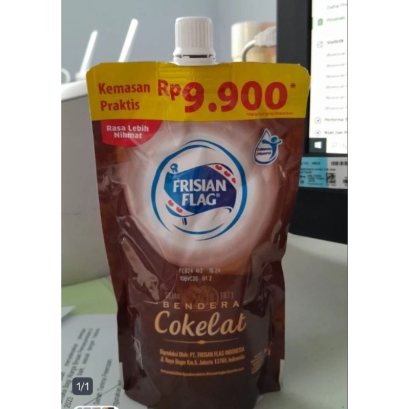 

Frisian Flag Bendera Cokelat pouch 260gr Susu SKM Coklat