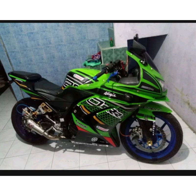 Decal Striping Ninja 250 Karbu Stiker Variasi Motif Livery Krt RR