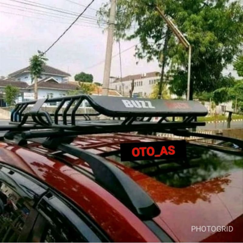 paket cross bar + Buzz rack mobil Rush / Terios lama