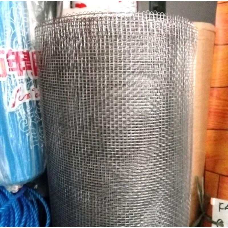 Kawat Ayakan Pasir Ram Galvanis Ayakan Pasir Halus Galvanis Putih 5x5 6x6 8x8