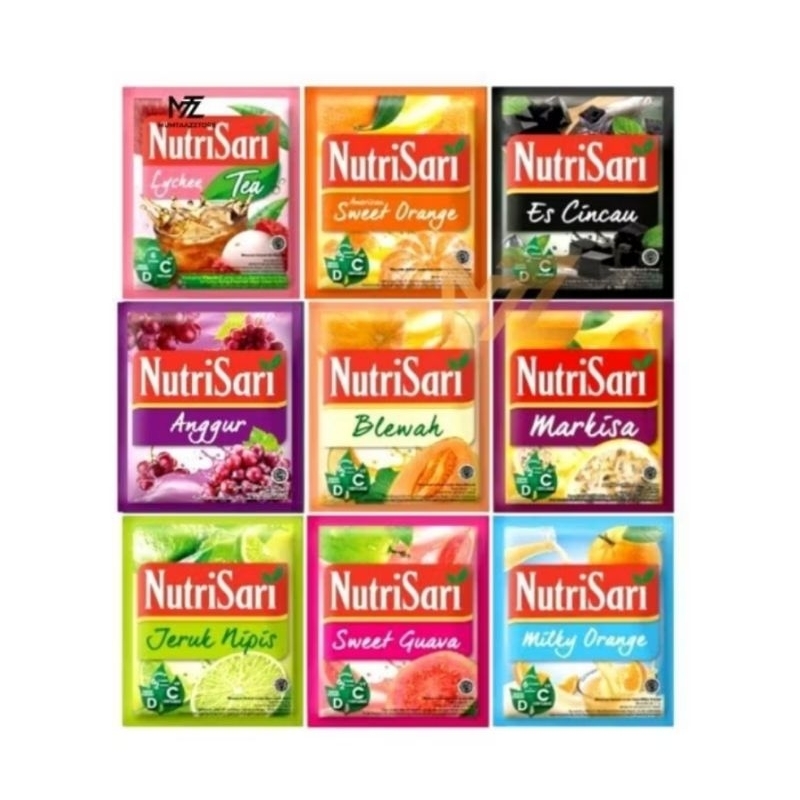 

NUTRISARI ALL VARIAN RENCENG ANEKA MACAM RASA 10 SACHET