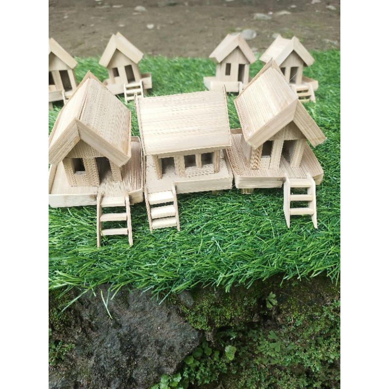 miniatur rumah aquascape