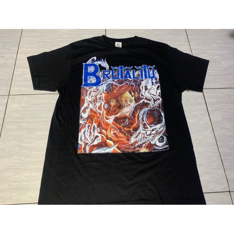 BRUTALITY scream of anguish 1993 art- TSHIRT