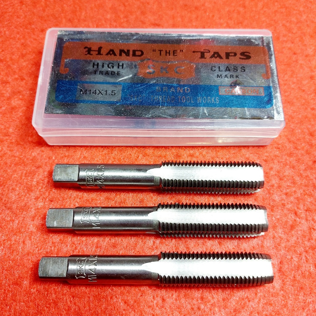 Hand Taps M14 x 1,5 - Mata Tap Baut 19 - Mili - Pembuat Derat Trade Mark