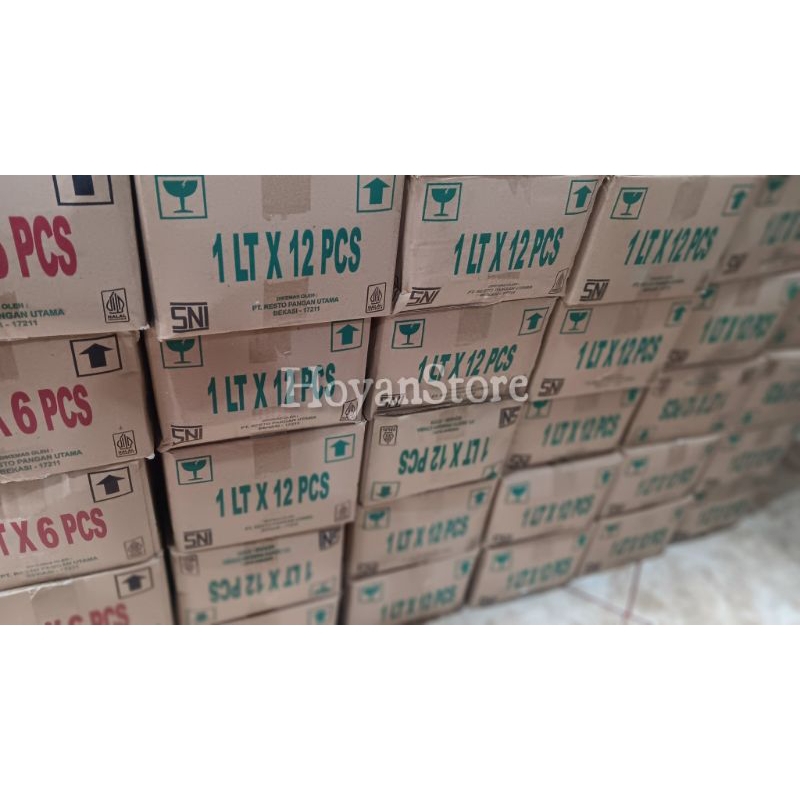 

minyak resto 1 L | 1 dus isi 12pcs