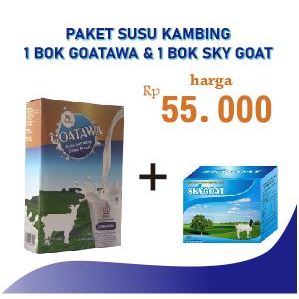 

PAKET Susu Kambing GOATAWA dan SKY GOAT kaya akan manfaat