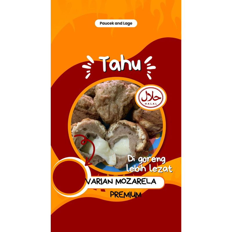 

Baru Tahu bakso pong mozzarella premium