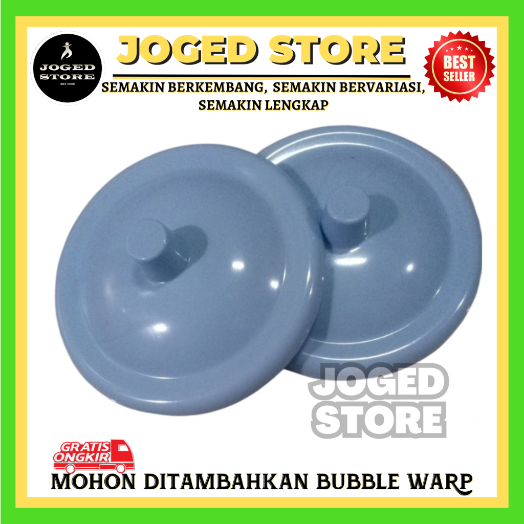 TUTUP GELAS BESAR MELAMIN BIRU | TUTUP GELAS MURAH | TUTUP GELAS
