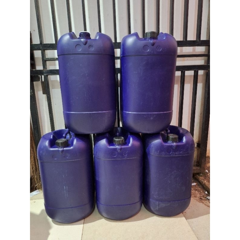 Jerigen 35 liter tebal warna biru