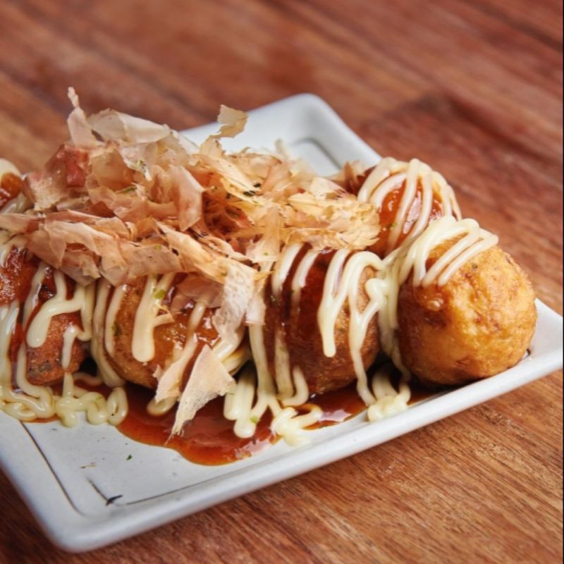 

(Khusus Instan) Takoyaki Katsuobushi isi Octopus Siap Makan
