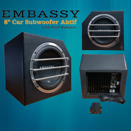 Subwoofer Aktif Embassy ZEUS 8 inch