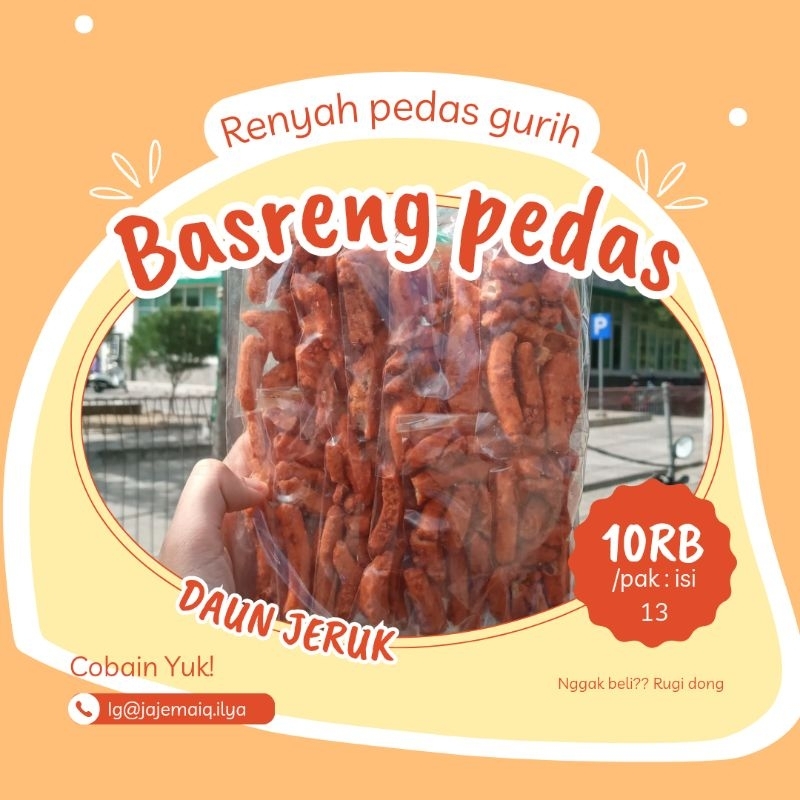 

Basreng Pedas Daun Jeruk