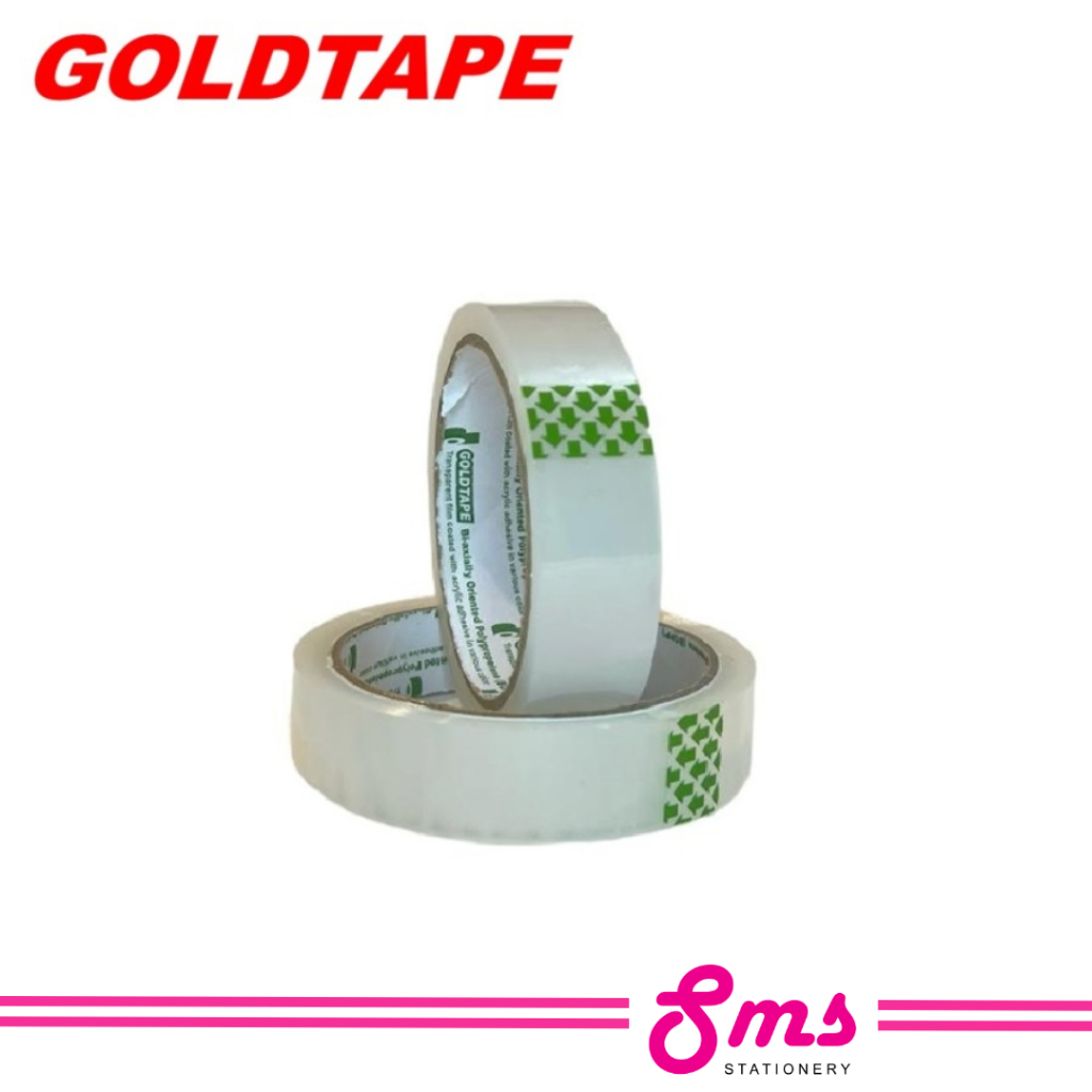

Isolasi / Selotip / Lakban 24 mm x 72 Yard Core Hijau Goldtape