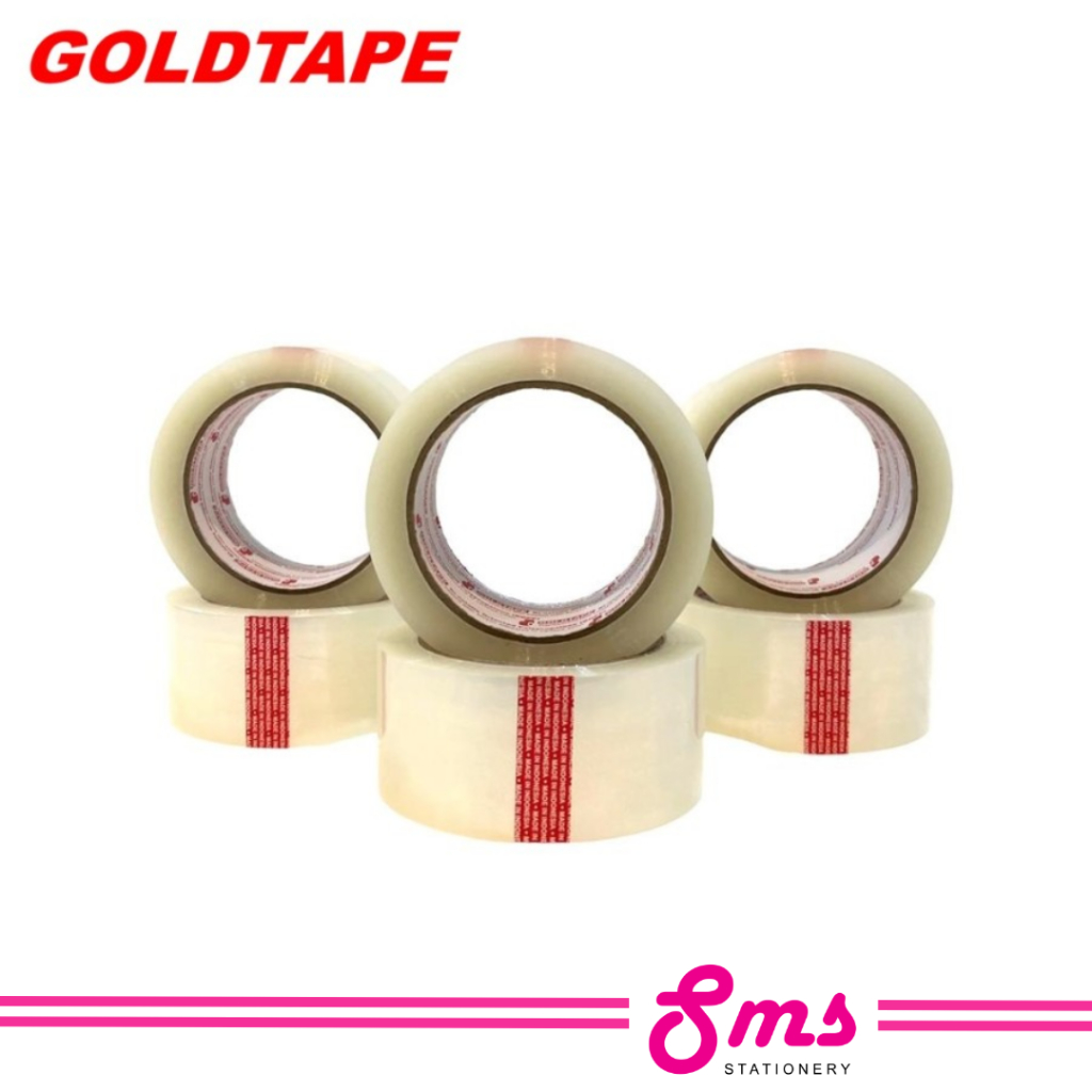 

Goldtape Lakban 4.8 mm x 100 Yard Merah (91m)