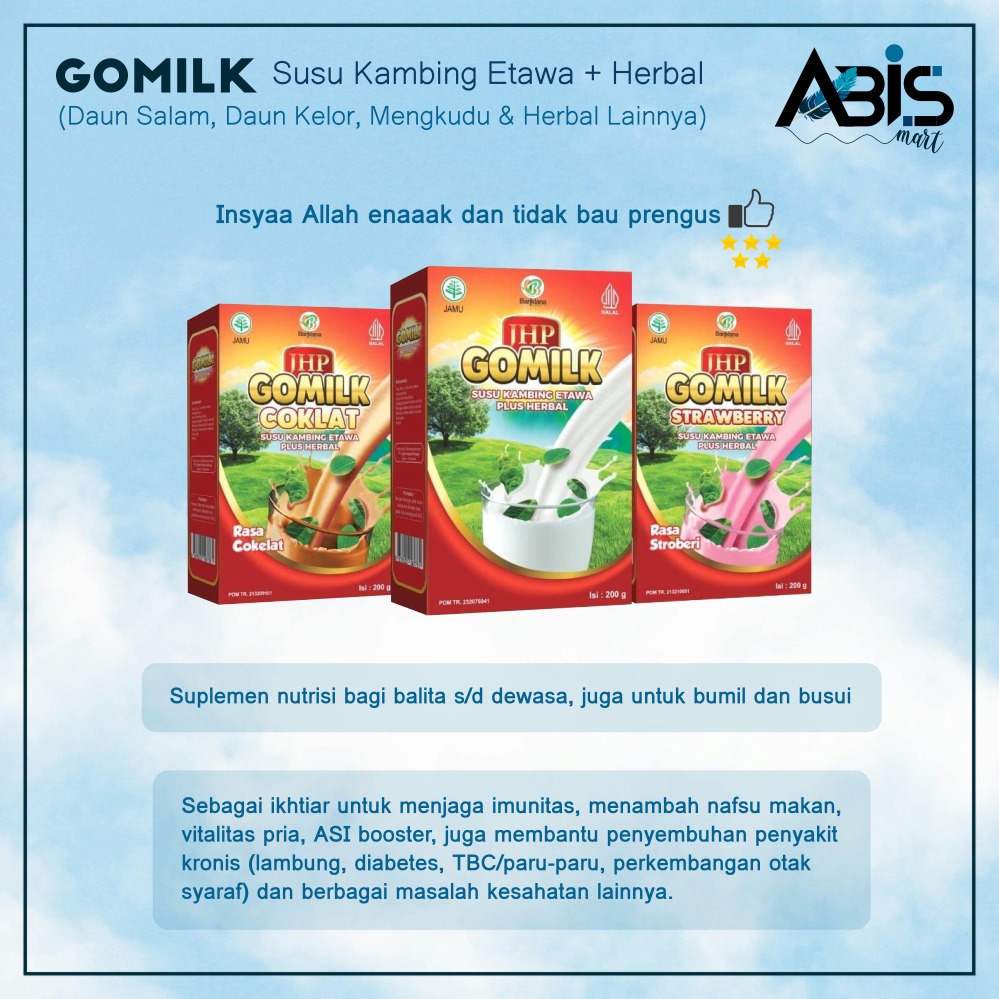 

GOMILK - Susu Kambing Etawa Plus Herbal