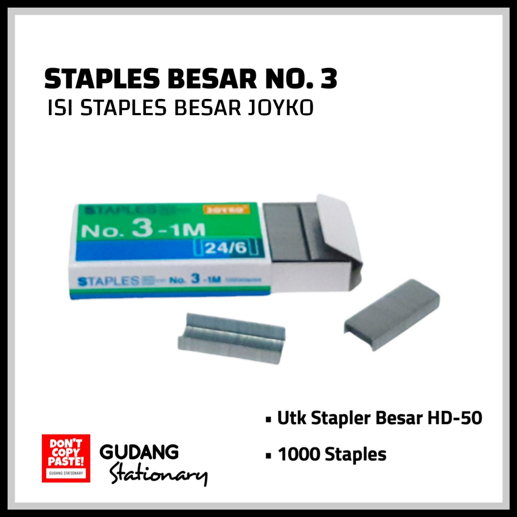 

Isi Staples Besar No.3 JOYKO