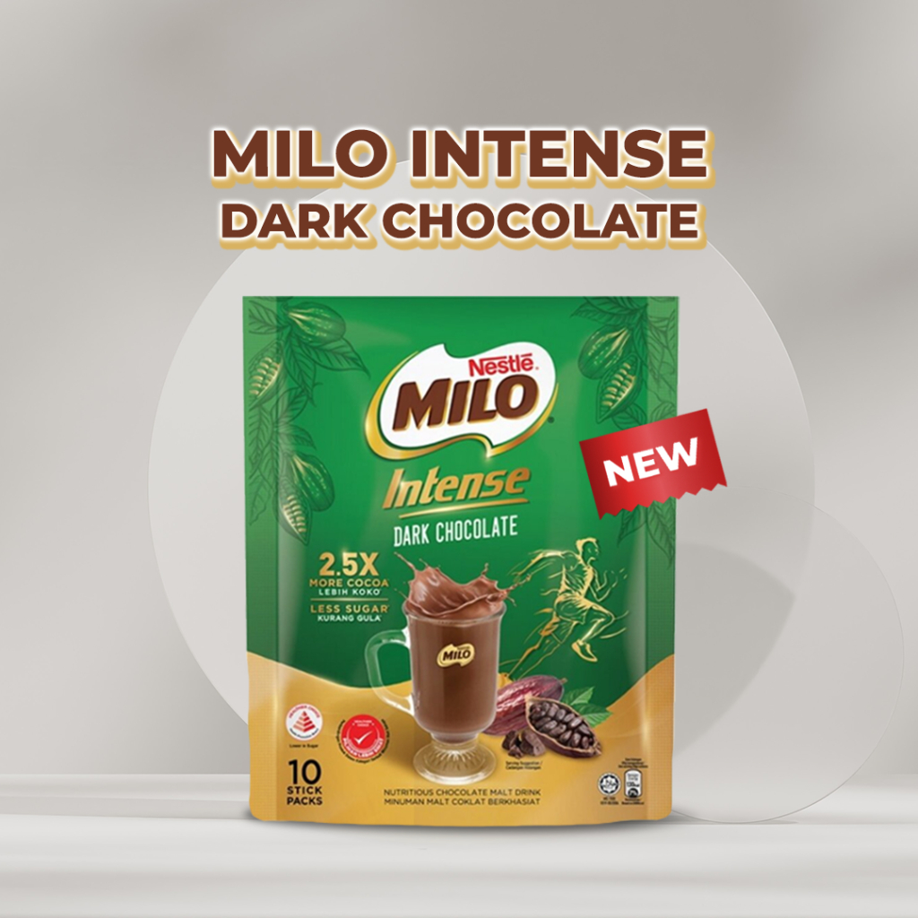 

Milo Intense DARK CHOCOLATE (NEW)/ Milo, susu coklat