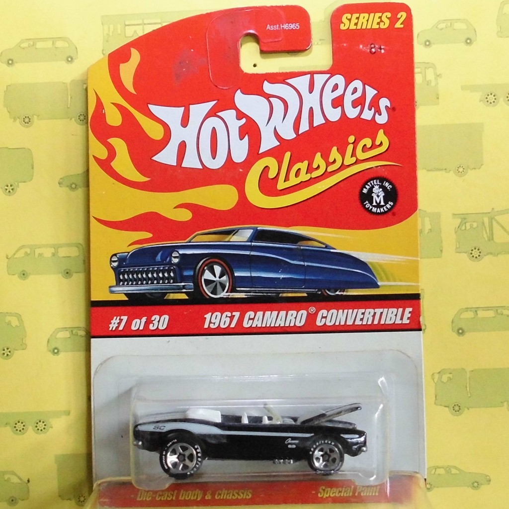 Hot Wheels 2005 -  Classics 1967 Camaro Convertible Black