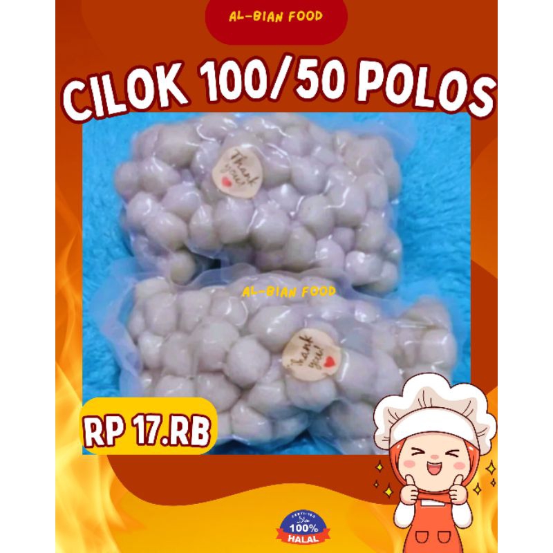 

cilok isi 100 polos tanpa isi / cilok original / baso aci /boci / bakso aci/ cilok murah