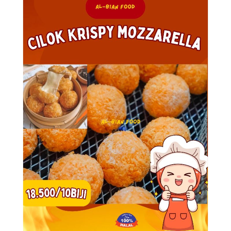 

CILOK KRISPY MOZZARELLA cheese isi 10/cilok kerispi/cilok Krispy/krispi/mozzarella/frozen