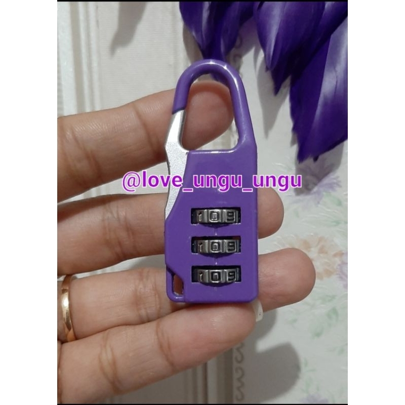 GEMBOK UNGU GEMBOK MINI GEMBOK TAS KOPER