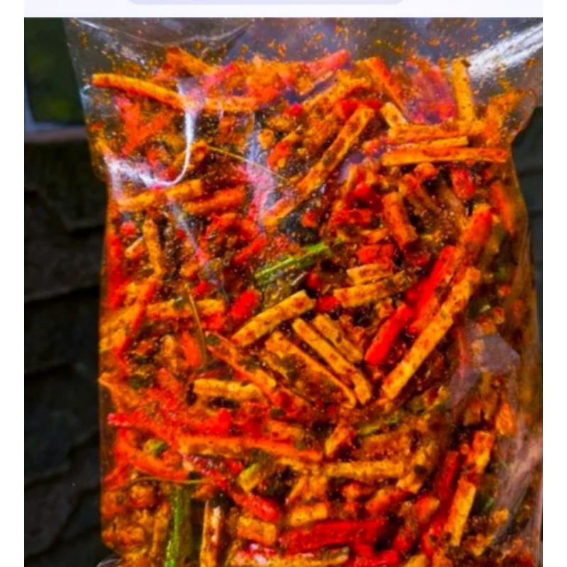 

seblak beton kerupuk jaat pedas aroma daun jeruk kemasan 250 gram