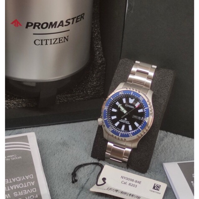 CITIZEN PROMASTER FUGU NY0098 Diver's ISO certified