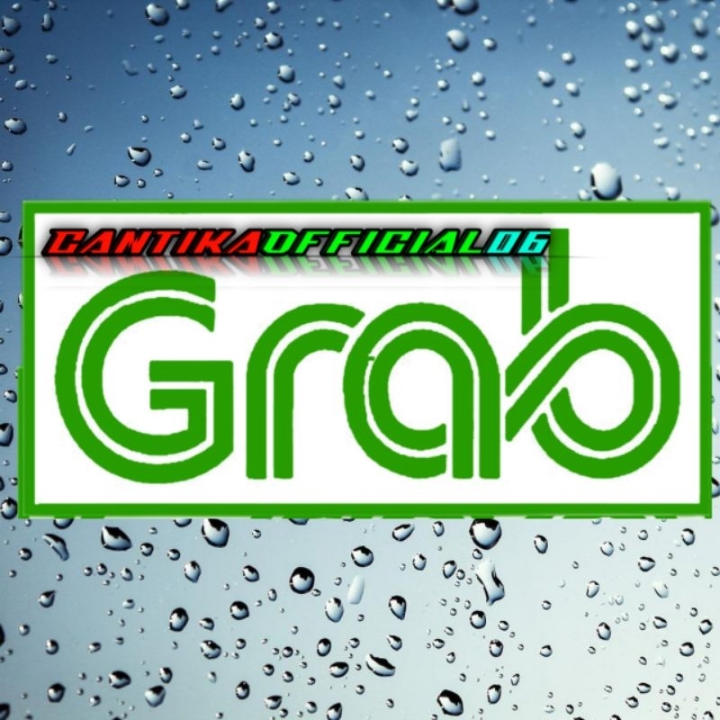 Emblem Grab Terbaru Belakang Besar Dasar Putih Bordir Komputer Logo Bordir Grab