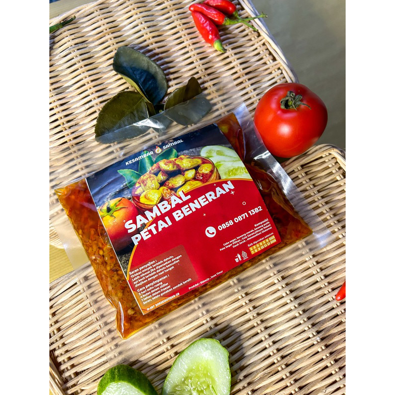 sambal pete ceplus pete utuh sambel pete home made enak kemasan 200gr