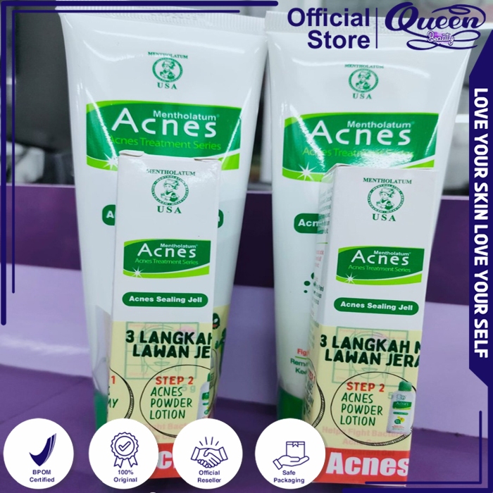 acnes creamy face wash 100g FREE Acnes sealing jell 5g