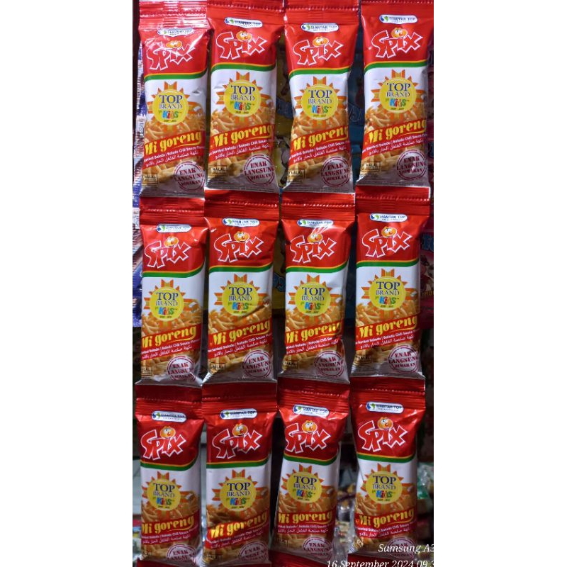 

Spix Mie Goreng 1 Renceng Isi 10 Bungkus @15g