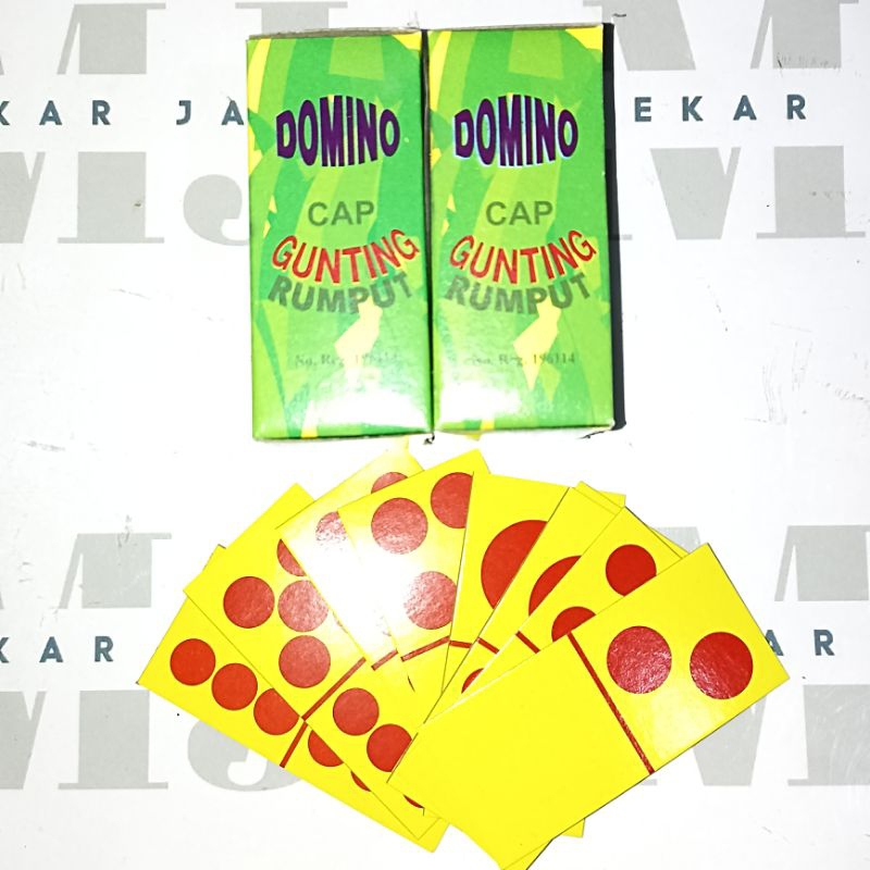 Kartu Domino Cap Gunting Rumput Ecer 1 BJ KECIL