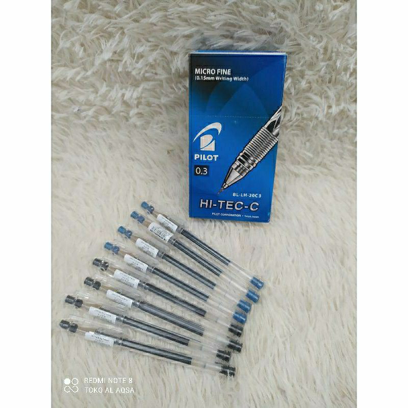 

Bolpoin//Pulpen//Bolpen Hi tec-C Hitam & Biru ( 1pcs )
