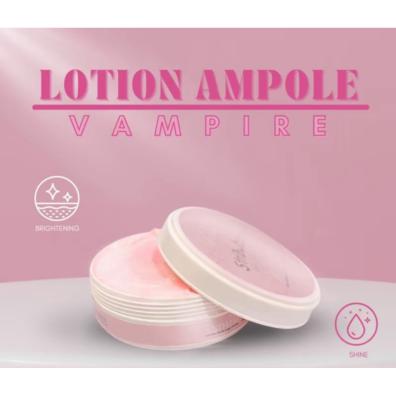 body lotion ampole vampier jestham