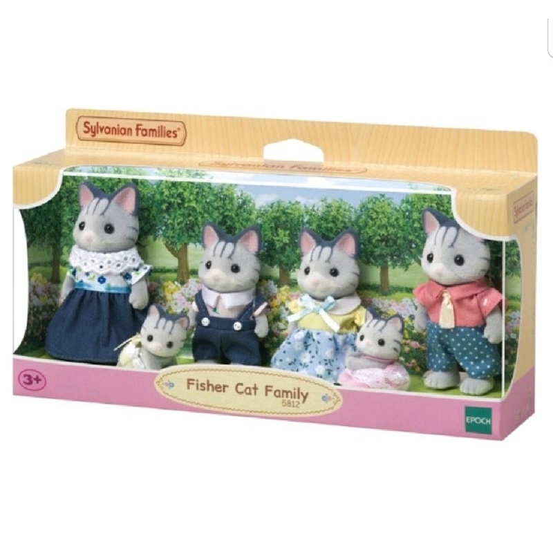 Sylvanian Families Fisher Cat Family