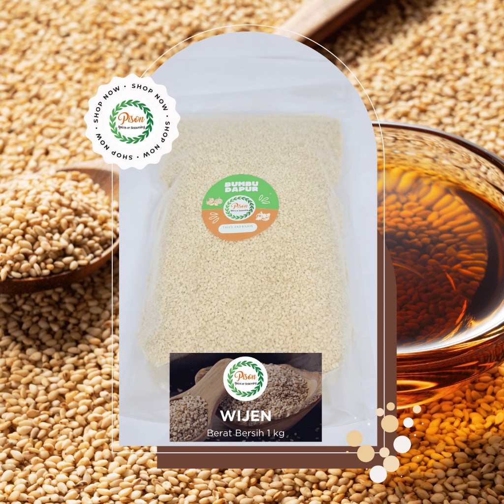 

Wijen (Bumbu Dapur/Pelengkap Dessert/Makanan) Isi 1 kg
