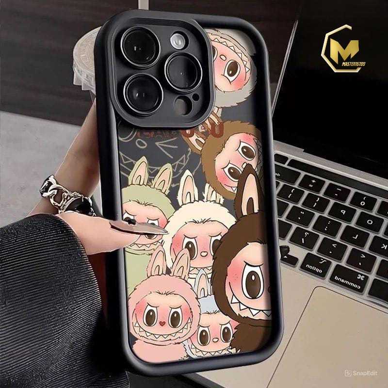 SS950 Silikon Case Labubu Monster Softcase Casing Hp Compatible For IPHONE 7G 8G 7G+  8G+ X XR 11 12