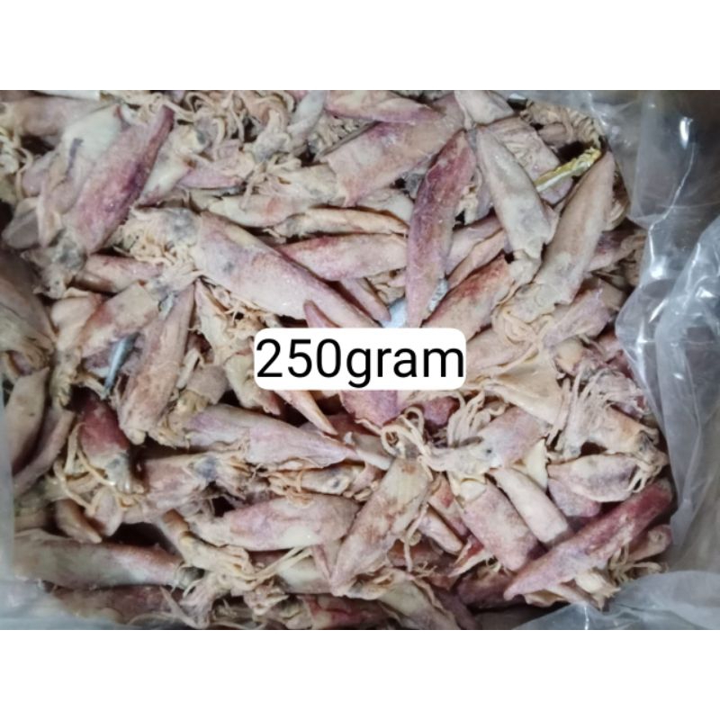 

Cumi Asin Jarum/Pen (Gereh Cumi Jarum) Premium 250gram (1/4kg)