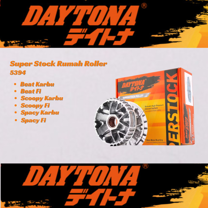 SUPERSTOCK PULLEY DAYTONA RUMAH ROLLER BEAT KARBU BEAT FI SCOOPY FI SPACY FI