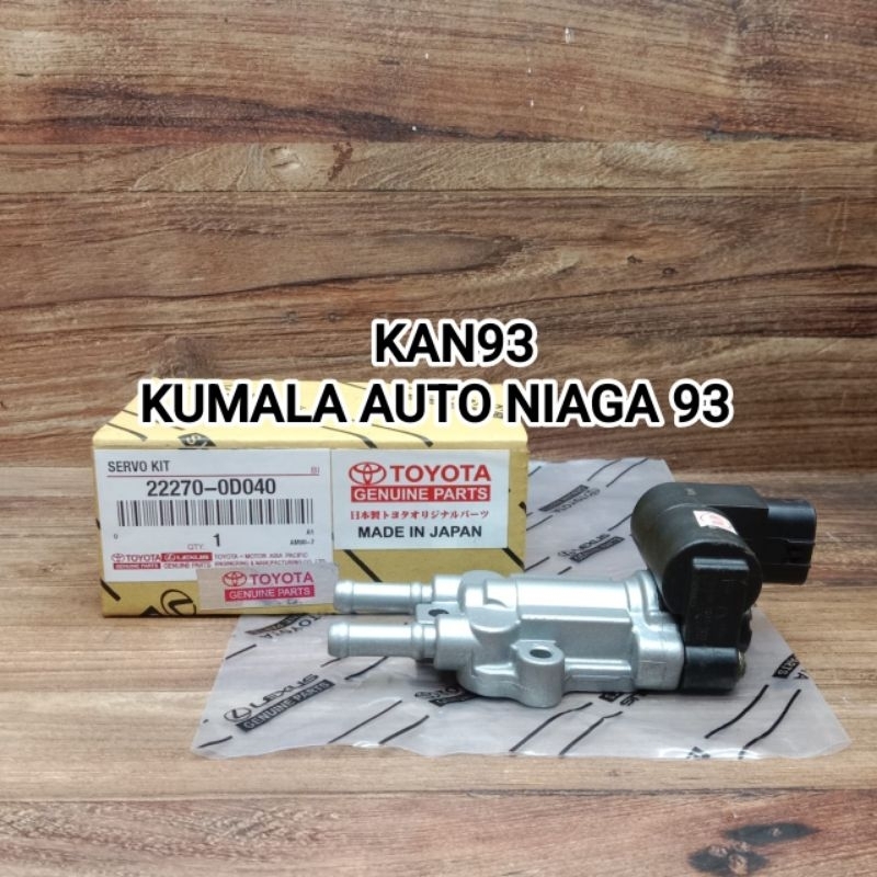 IDLE SPEED CONTROL SENSOR ISC ACTUATOR SERVO ASSY TOYOTA VIOS LIMO GEN1 ORIGINAL 22270-OD040