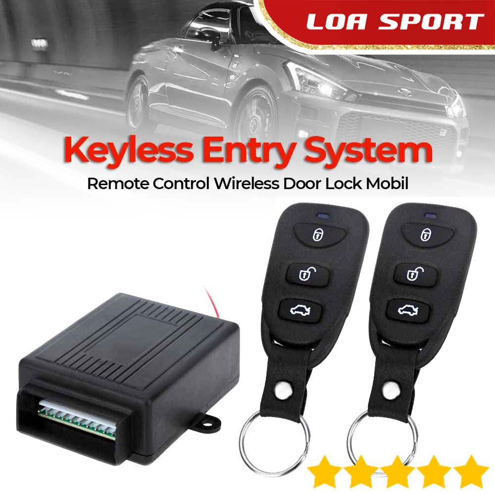 Modul Remote Kunci Pintu Mobil Otomatis 2 PCS Remote Kunci Mobil