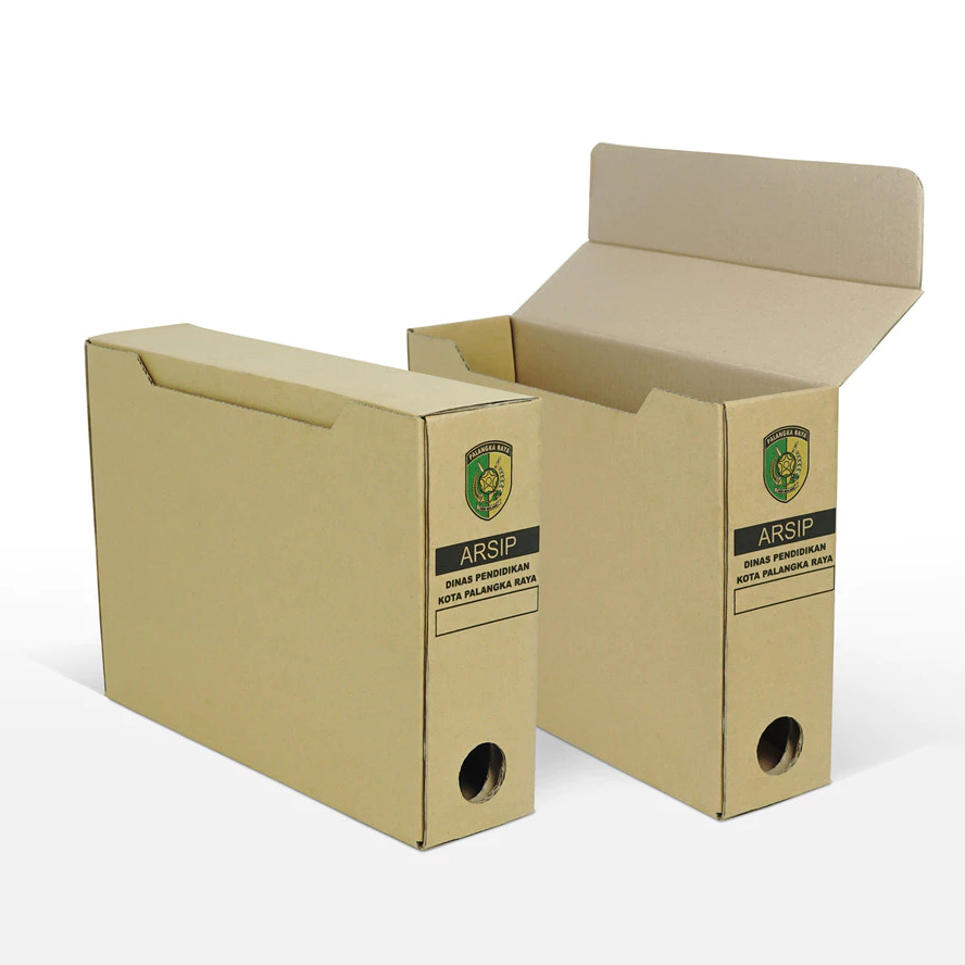 

( 10 pcs ) dus file arsip BRI penyimpanan berkas dokumen organizer bahan single wall ukuran 39x10x28 cm