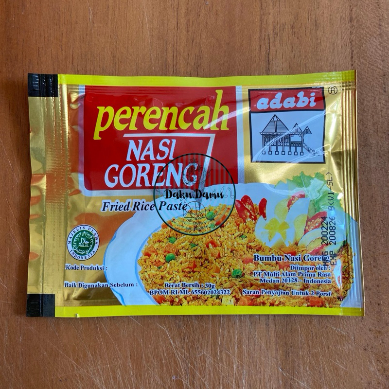 

Adabi Perencah Nasi Goreng / Bumbu Nasi Goreng Sachet 30gr