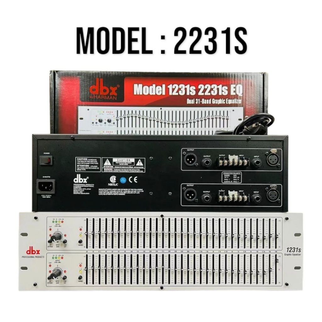 Equalizer DBX 2231S EQ DBX 2231S (2x31 Channel)