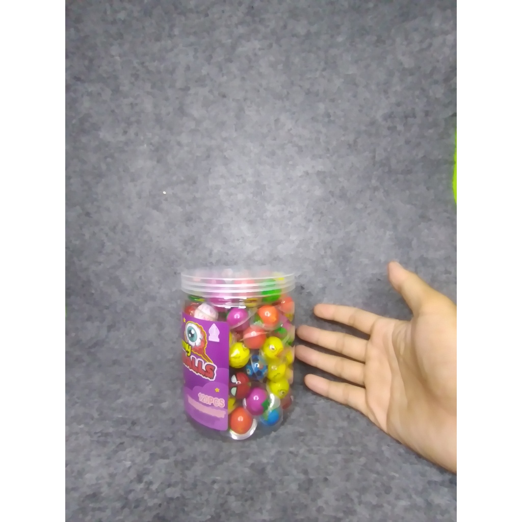 

Gummy eyeballs jelly enak unik kecil lucu, 1 pak isi 120 pcs